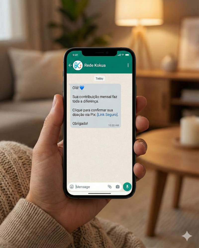 Notificação WhatsApp Rede Kokua
